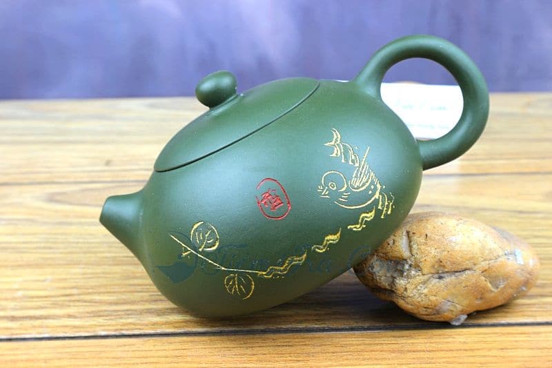 Ấm Trà Tử Sa Tây Thi Họa Mi 200ml am tu sa tay thi hoa mi 2 - Ấm Trà Tử Sa Tây Thi Họa Mi 200ml