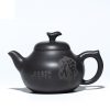 Ấm Tử Sa Cổ Hắc Kim Sa 290ml