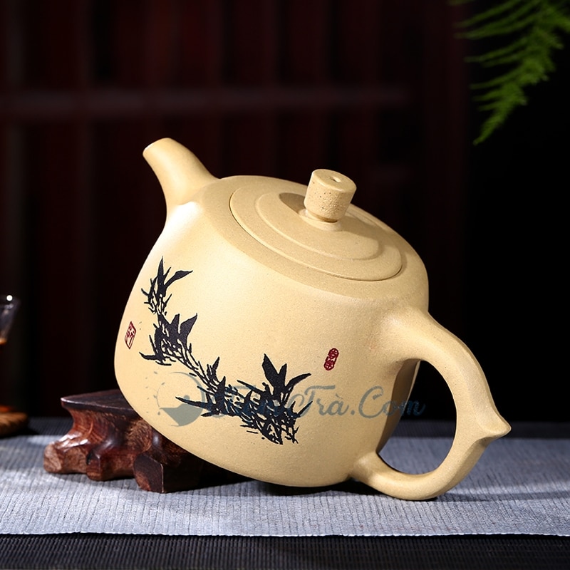 Ấm Tử Sa Tỉnh Lan Đoàn Sa 350ml am tu sa tinh lan 3 - Ấm Tử Sa Tỉnh Lan Đoàn Sa 350ml