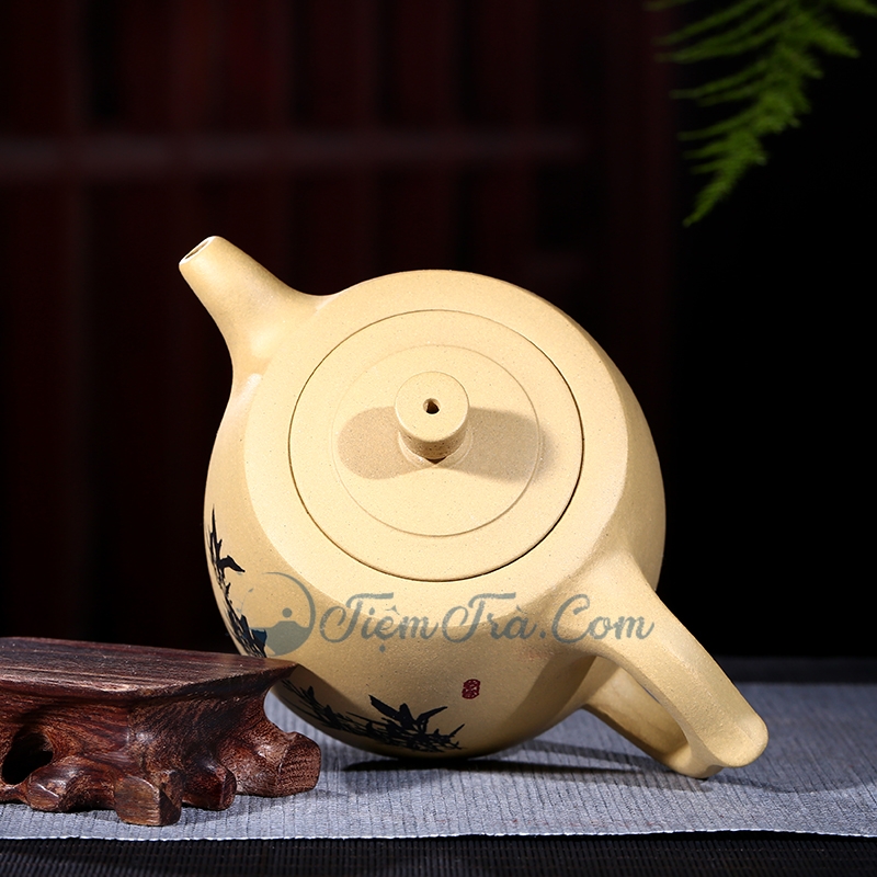 Ấm Tử Sa Tỉnh Lan Đoàn Sa 350ml am tu sa tinh lan 6 - Ấm Tử Sa Tỉnh Lan Đoàn Sa 350ml