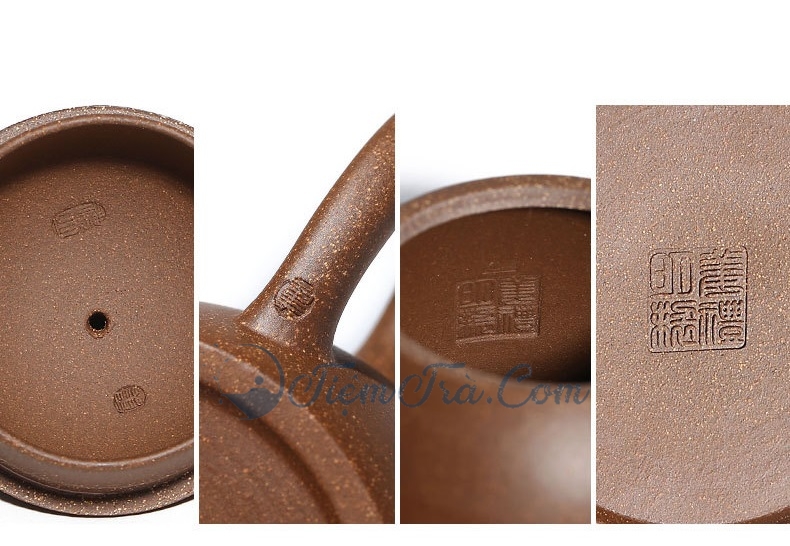 Ấm Tử Sa Tần Quyền Non Nước 420ml am tu sa tan quyen non nuoc 7 - Ấm Tử Sa Tần Quyền Non Nước 420ml